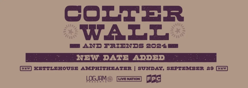 Colter Wall at KettleHouse Amphitheater